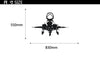 Face to Face with Fighting Falcon F35 Designed Wall Sticker Pilot Eyes Store 
