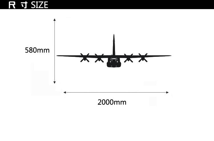 Hercules C-130 Designed Wall Sticker Pilot Eyes Store 