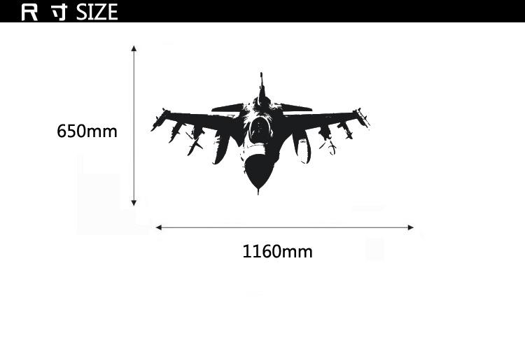 Crusing Fighting Falcon 16 Designed Wall Sticker Pilot Eyes Store 