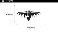 Thumbnail for Crusing Fighting Falcon 16 Designed Wall Sticker Pilot Eyes Store 