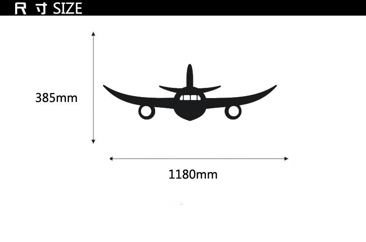 Face to Face with Airliner Jet Designed Wall Sticker Pilot Eyes Store 
