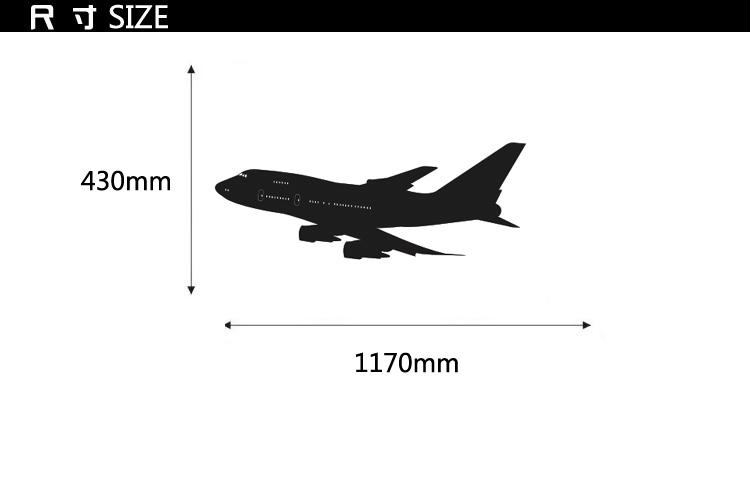 Beautiful Boeing 747 Designed Wall Sticker Pilot Eyes Store 