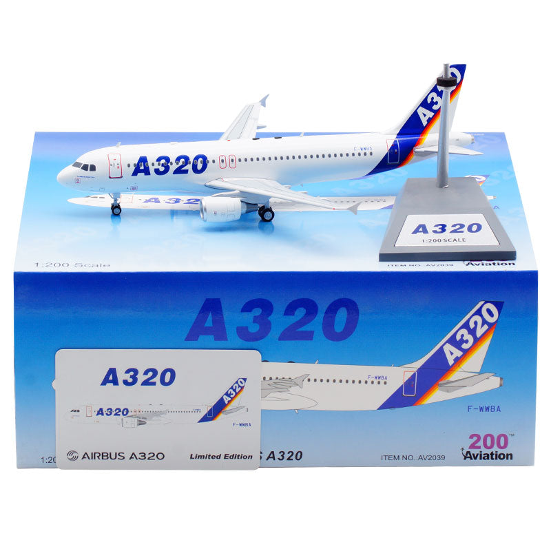 Special Edition F-WWBA Airbus A320 Airplane Model (1/200 Scale)