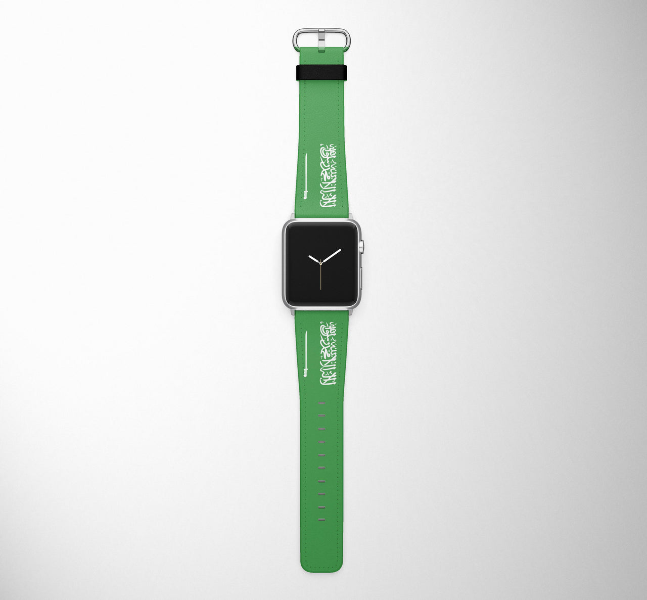 Saudi Arabia Flag Designed Leather Apple Watch Straps