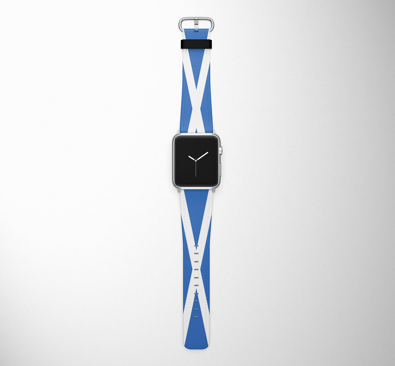 Scotland Flag Designed Leather Apple Watch Straps