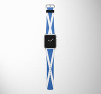 Thumbnail for Scotland Flag Designed Leather Apple Watch Straps