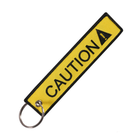 Thumbnail for Caution (Yellow) Designed Key Chains