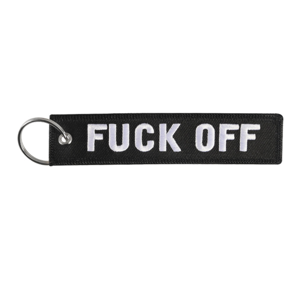Fuck Off Designed Key Chains