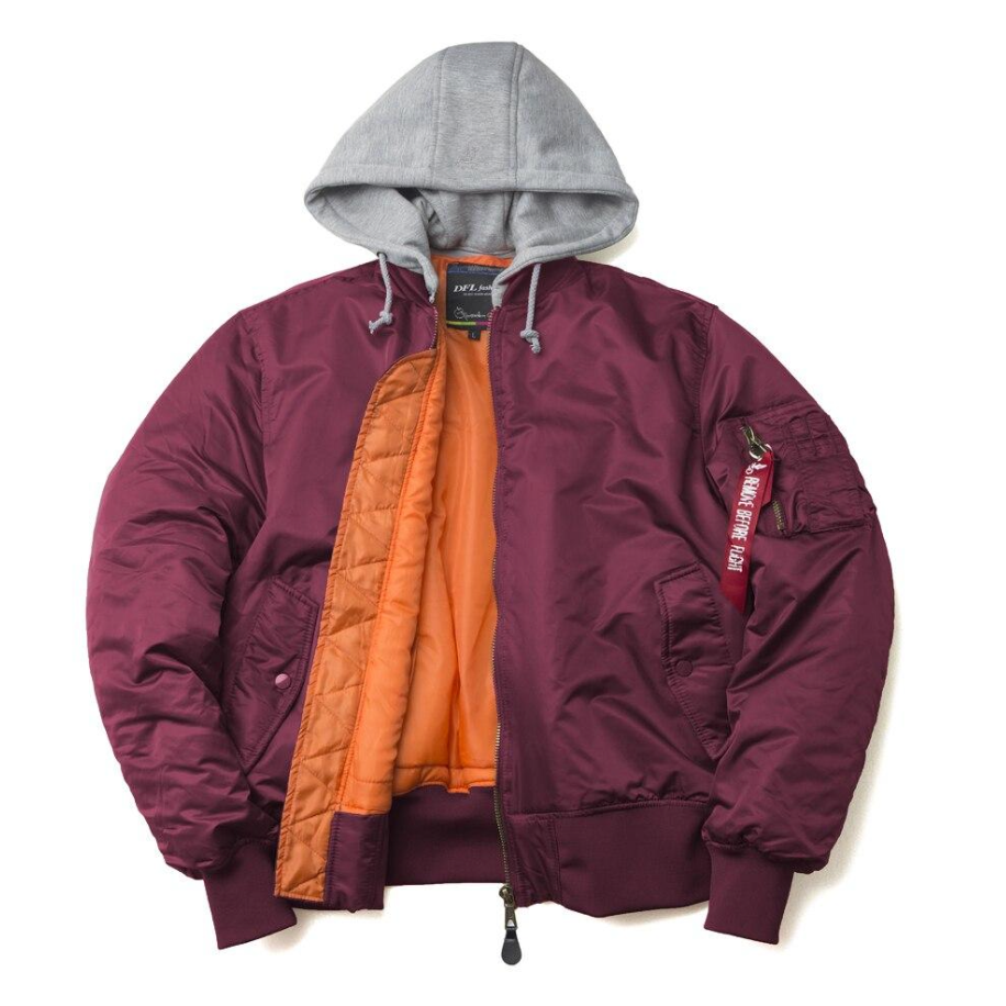 Super Cool Detachable Hooded Style Pilot Jackets