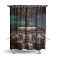 Thumbnail for Boeing 777 Cockpit Printed Shower Curtains