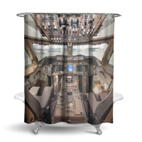 Thumbnail for Boeing 747 Cockpit Printed Shower Curtains