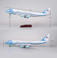 Thumbnail for United States Air Force One Boeing 747 (Special Edition 47CM) Airplane Model