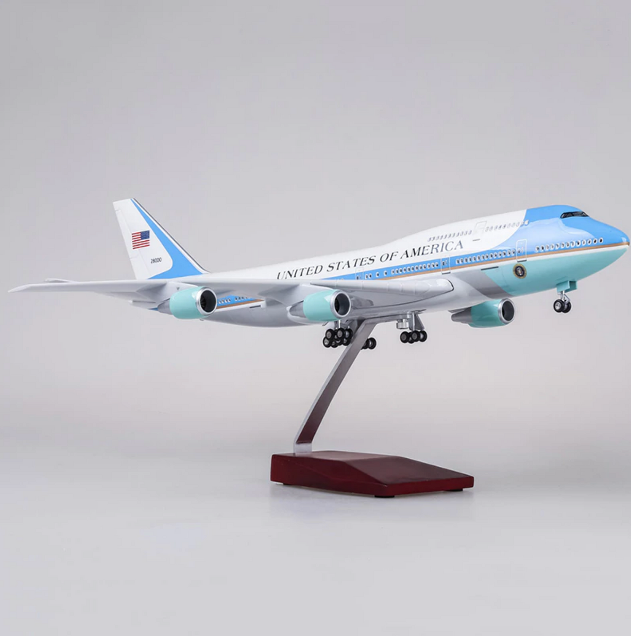 United States Air Force One Boeing 747 (Special Edition 47CM) Airplane Model