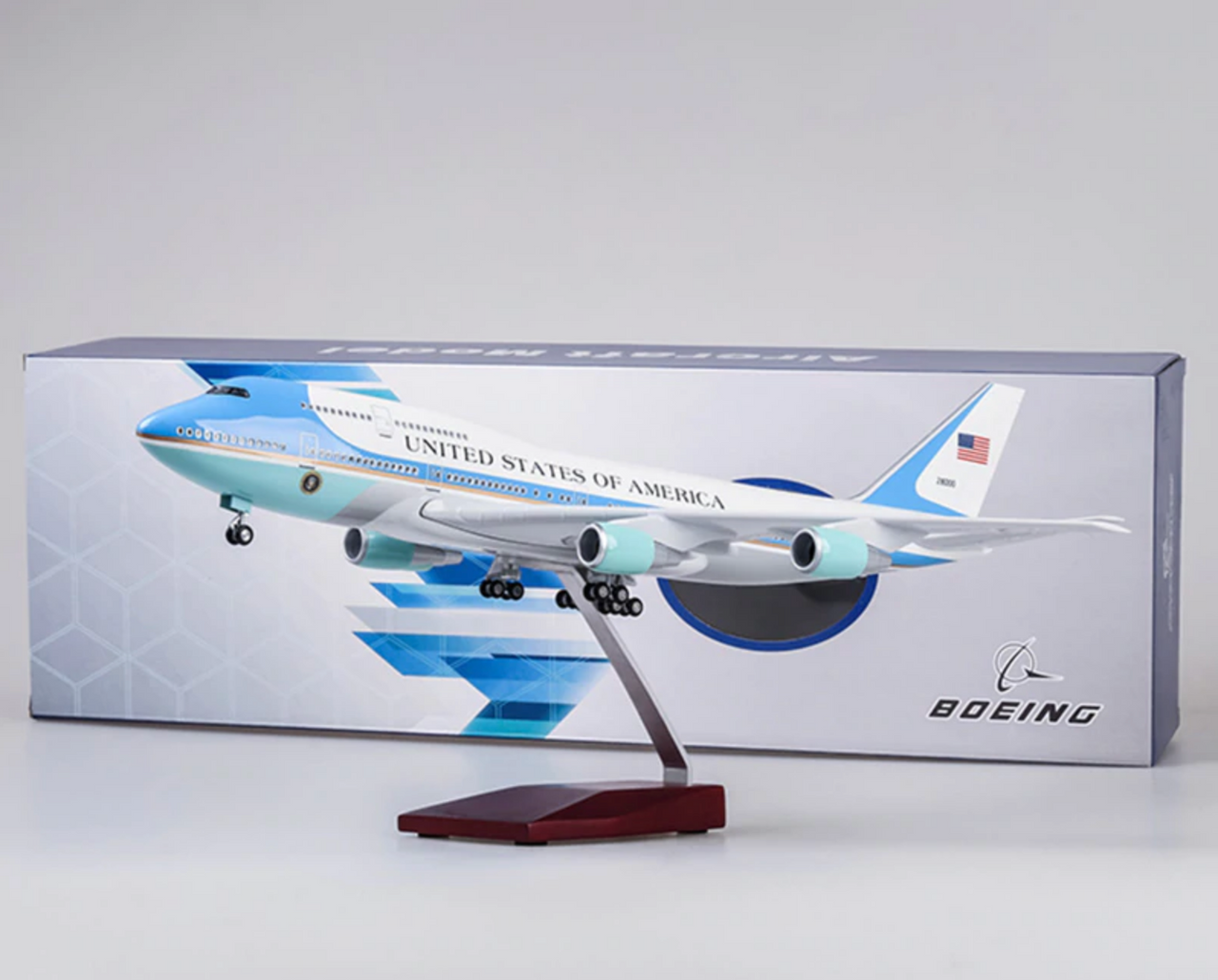 United States Air Force One Boeing 747 (Special Edition 47CM) Airplane Model