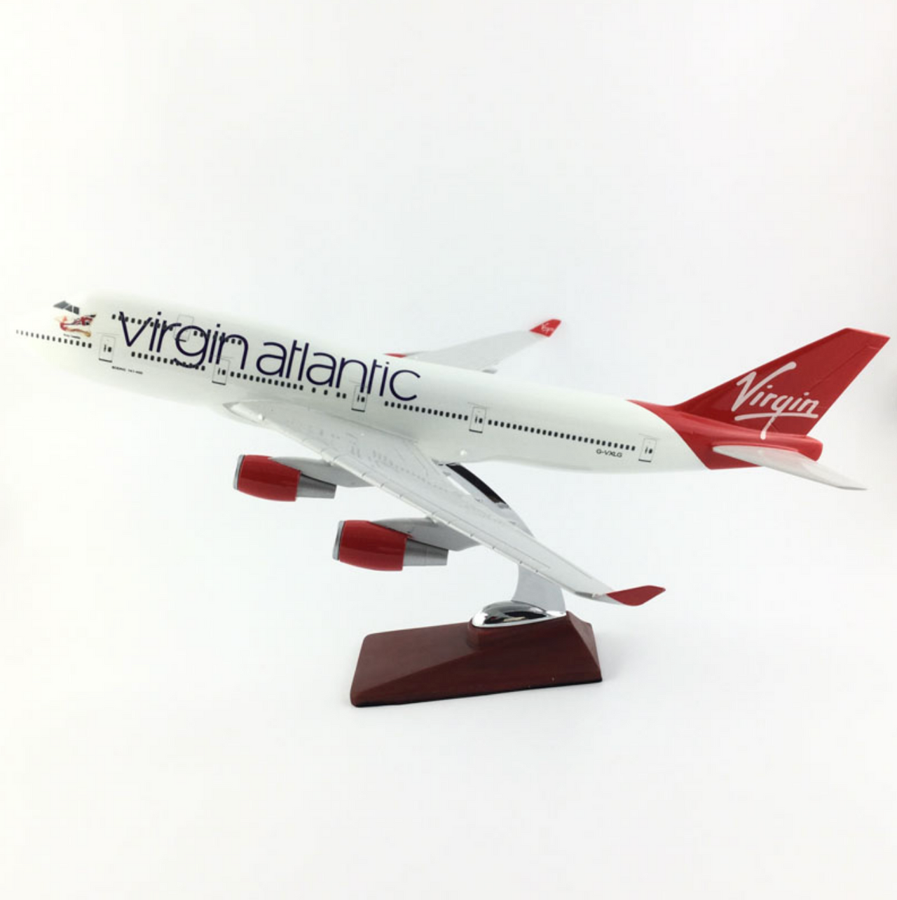 Virgin Atlantic Boeing 747 Airplane Model (Handmade Special Edition 45CM)