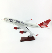 Thumbnail for Virgin Atlantic Boeing 747 Airplane Model (Handmade Special Edition 45CM)