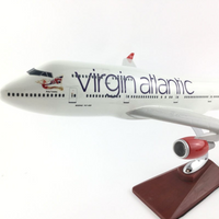 Thumbnail for Virgin Atlantic Boeing 747 Airplane Model (Handmade Special Edition 45CM)