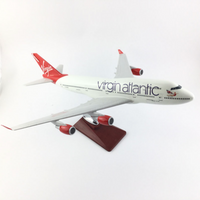 Thumbnail for Virgin Atlantic Boeing 747 Airplane Model (Handmade Special Edition 45CM)