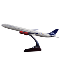 Thumbnail for Scandinavian SAS Airbus A340 Airplane Model (Handmade 47CM)