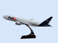 Thumbnail for FedEx Cargo Boeing 777 Airplane Model (Handmade 47CM)