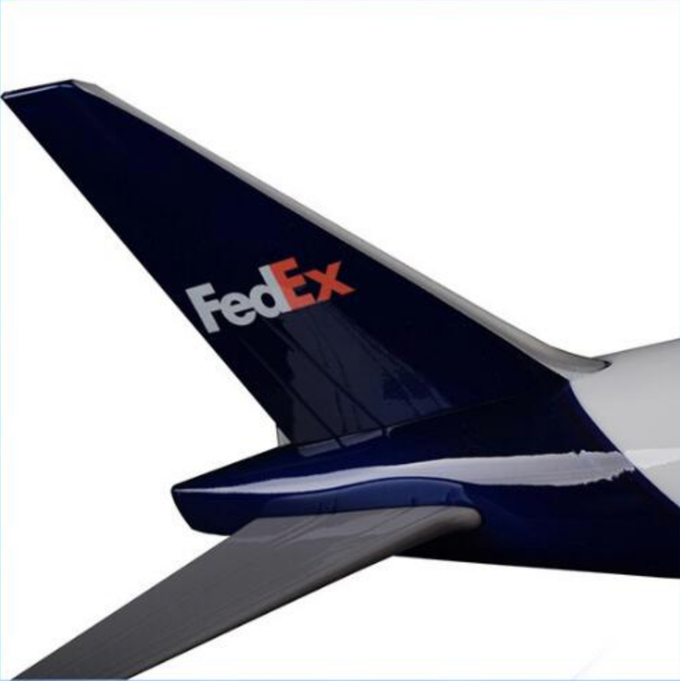 FedEx Cargo Boeing 777 Airplane Model (Handmade 47CM)