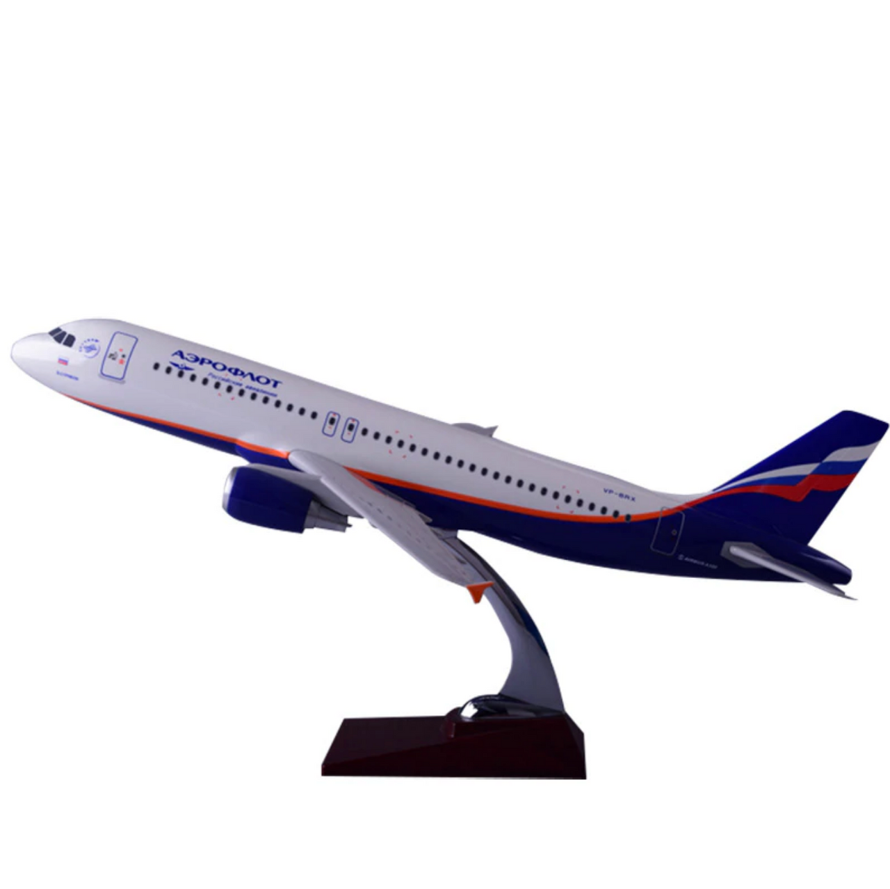 Aeroflot Airbus A320 Airplane Model (Handmade 47CM)