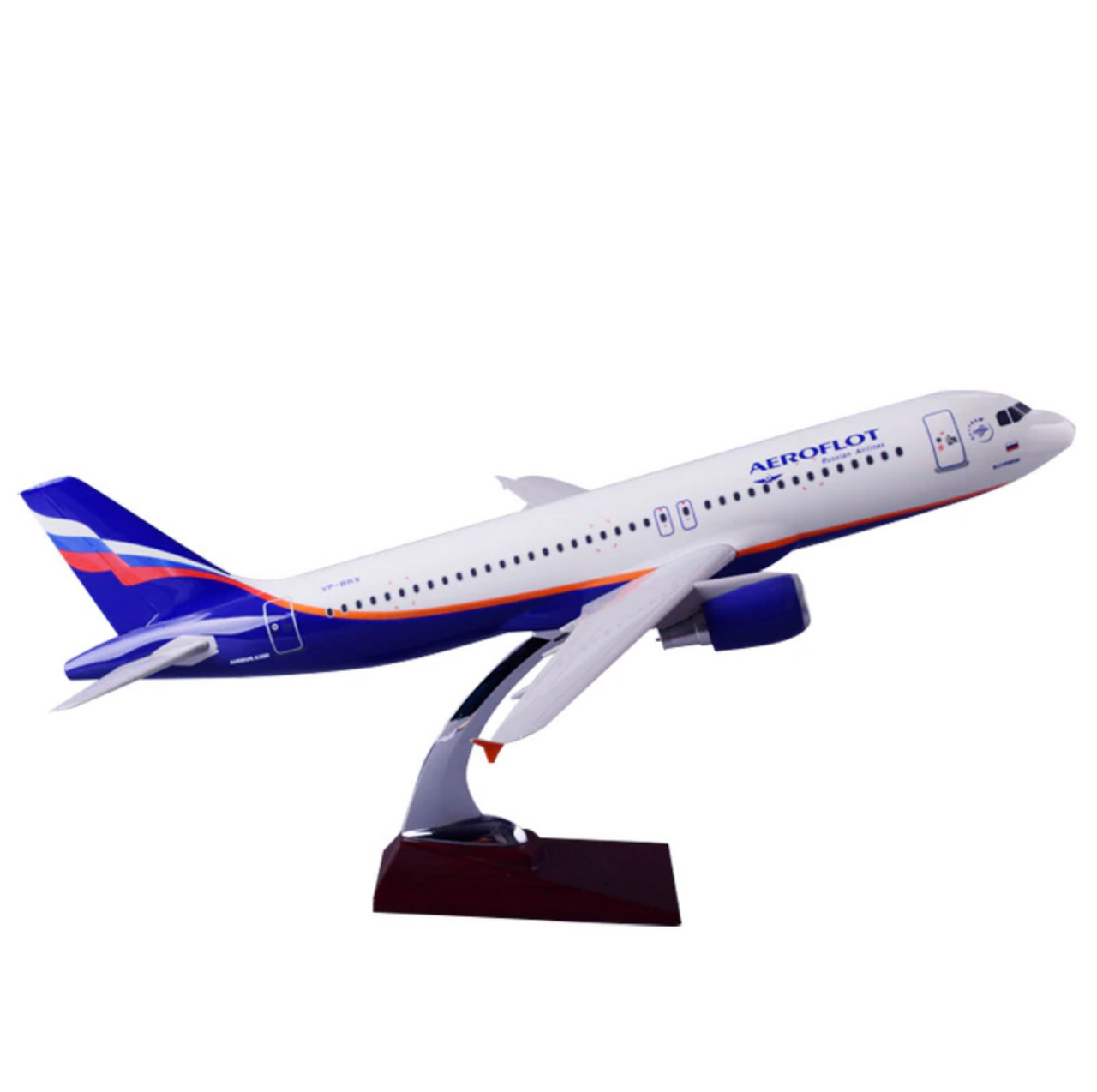 Aeroflot Airbus A320 Airplane Model (Handmade 47CM)