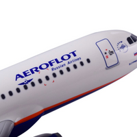 Thumbnail for Aeroflot Airbus A320 Airplane Model (Handmade 47CM)