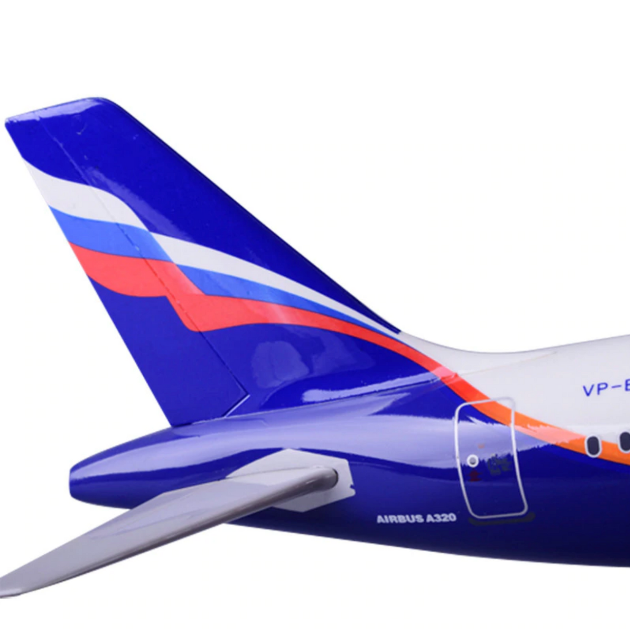 Aeroflot Airbus A320 Airplane Model (Handmade 47CM)