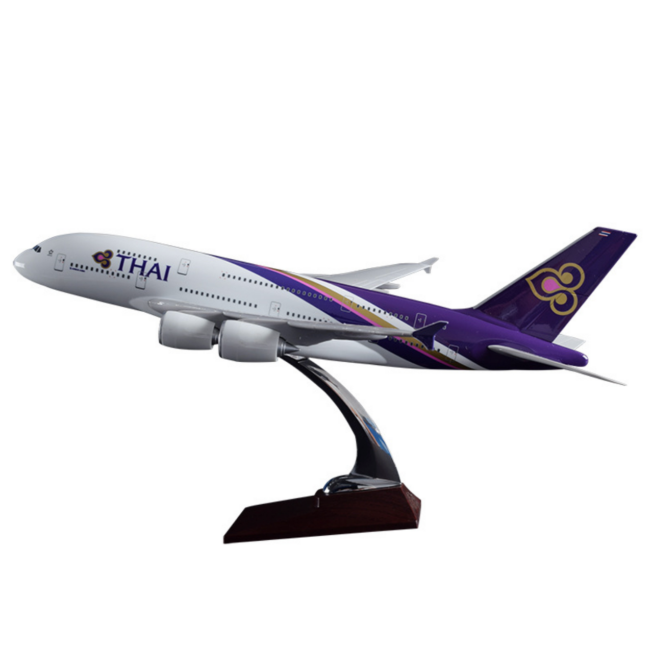 Thai Airways Airbus A380 Airplane Model (Handmade 45CM)