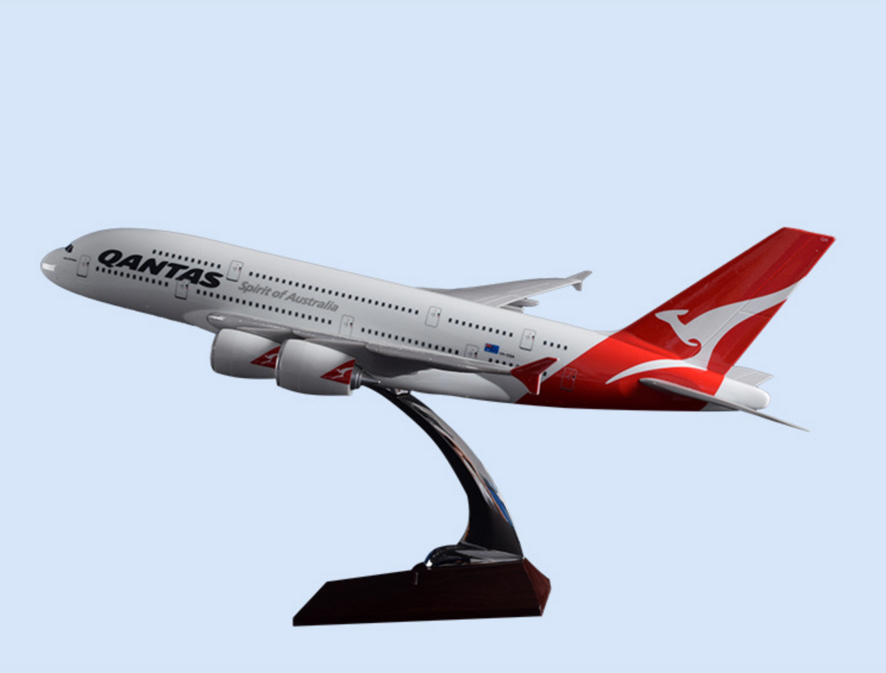 Qantas Airbus A380 Airplane Model (Handmade 45CM)