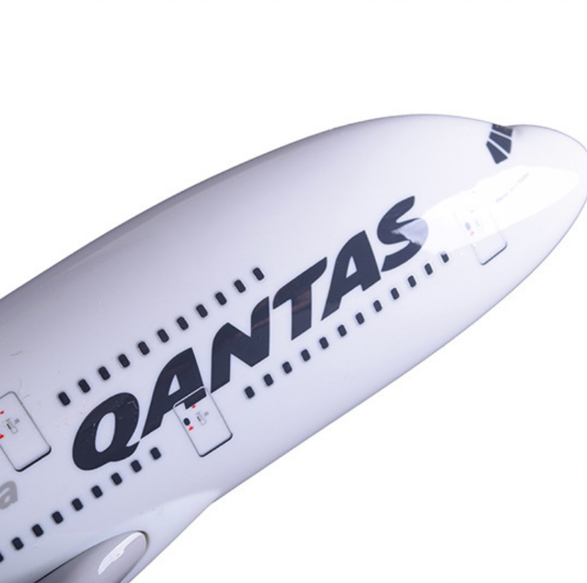Qantas Airbus A380 Airplane Model (Handmade 45CM)