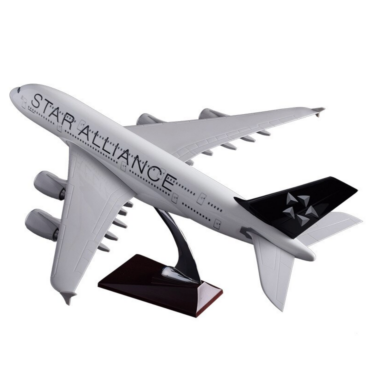 Star Alliance Airbus A380 Airplane Model (Handmade 45CM)