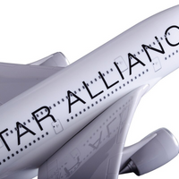 Thumbnail for Star Alliance Airbus A380 Airplane Model (Handmade 45CM)