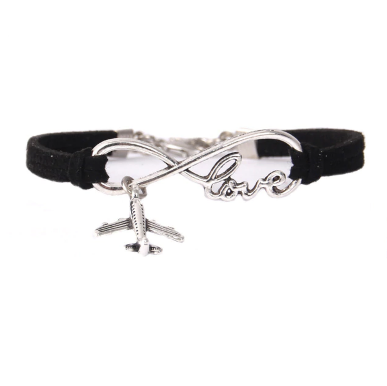 Love & Airplane Shape Designed Bracelets