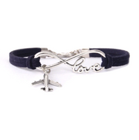 Thumbnail for Love & Airplane Shape Designed Bracelets
