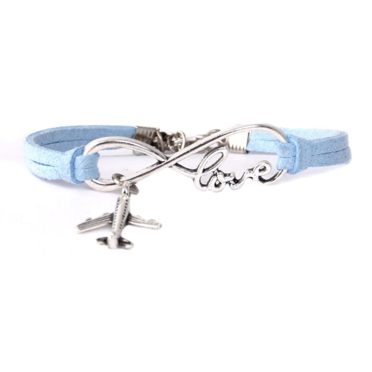 Love & Airplane Shape Designed Bracelets