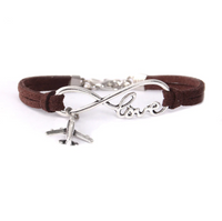 Thumbnail for Love & Airplane Shape Designed Bracelets