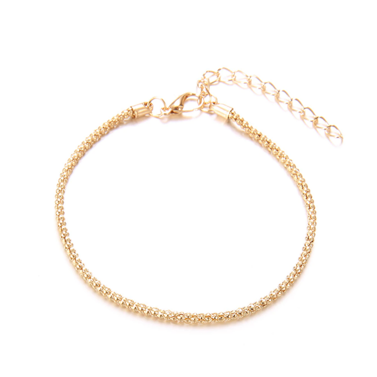 2 Pieces Golden Colour Airplane Bracelets