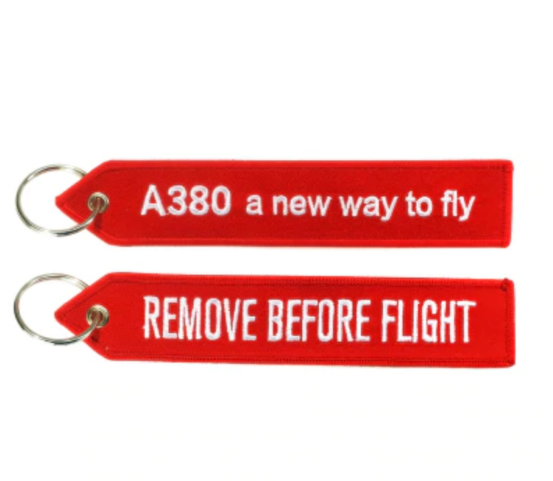 A380 & Remove Before Flight (Original) Designed Key Chains