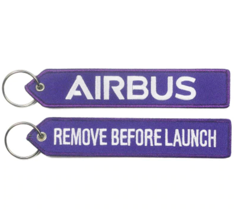 AIRBUS - Remove Before Launch (Original) Designed Key Chains