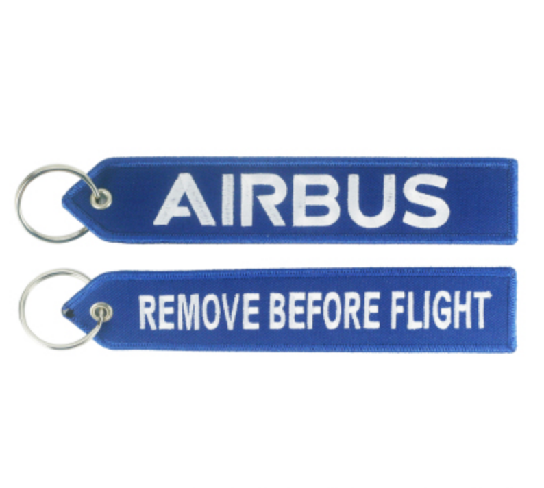Airbus - Remove Before Flight (BLUE) (Original) Designed Key Chains