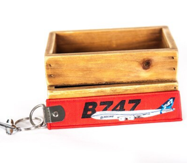 Colourful Boeing 747 Designed Key Chains
