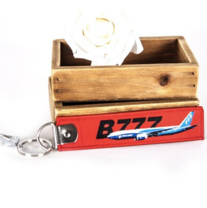 Colourful Boeing 777 Designed Key Chains