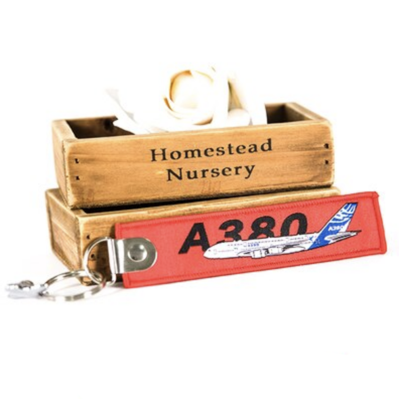 Colourful Airbus A380 Designed Key Chains