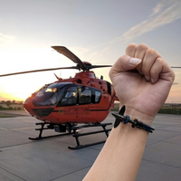 Thumbnail for Small Airplane Designed Leather Bracelets