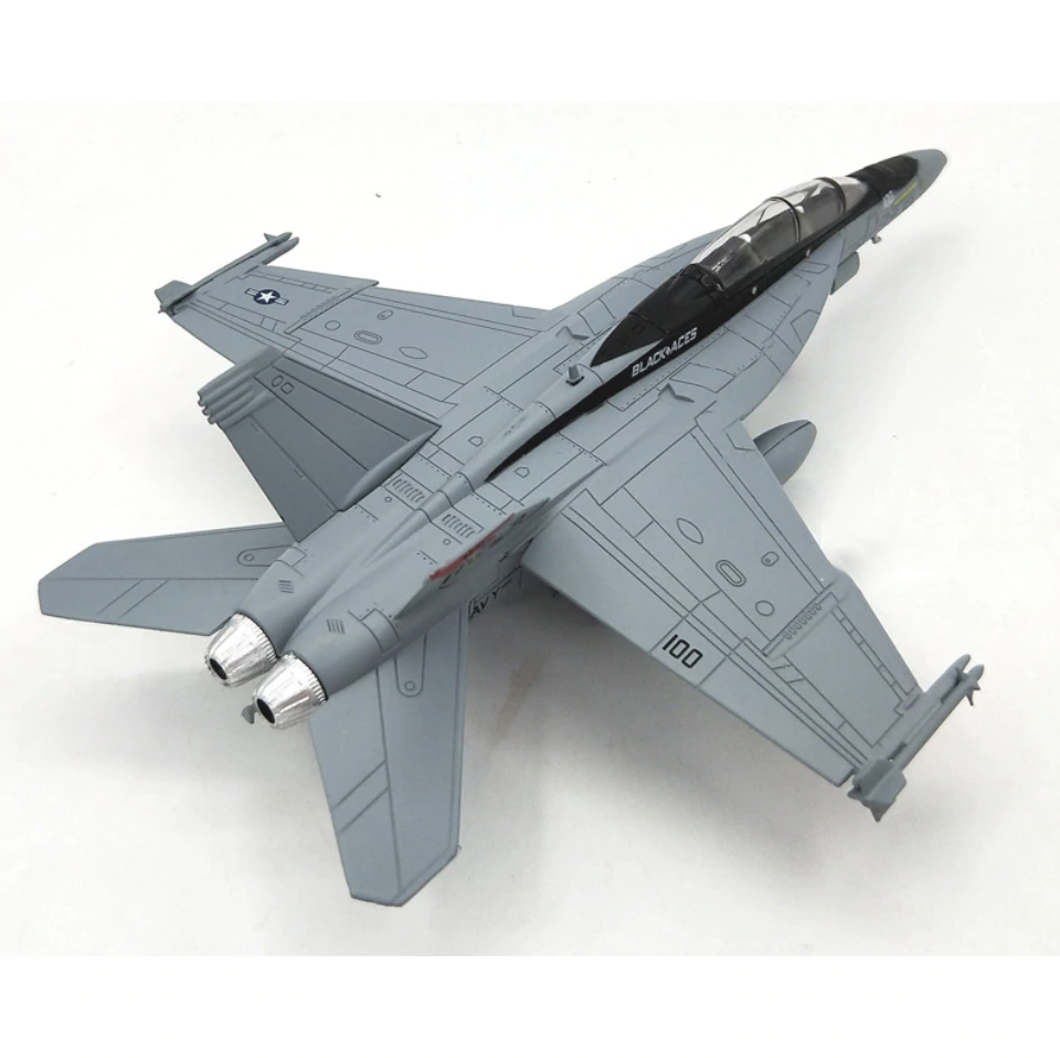 1/100 Scale USA F/A-18F Super Hornet Fighter Airplane Model