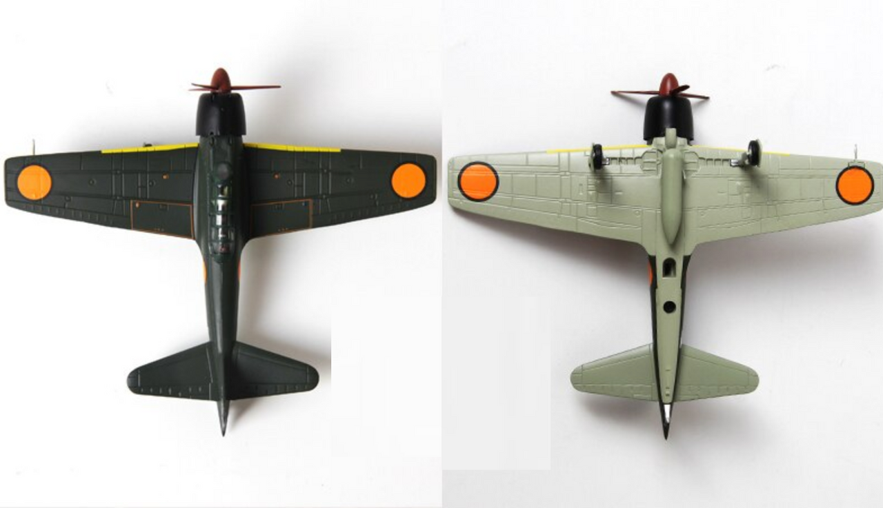 1/72 Scale World War II JAPAN Mitsubishi A6M Zero Fighter Airplane Model