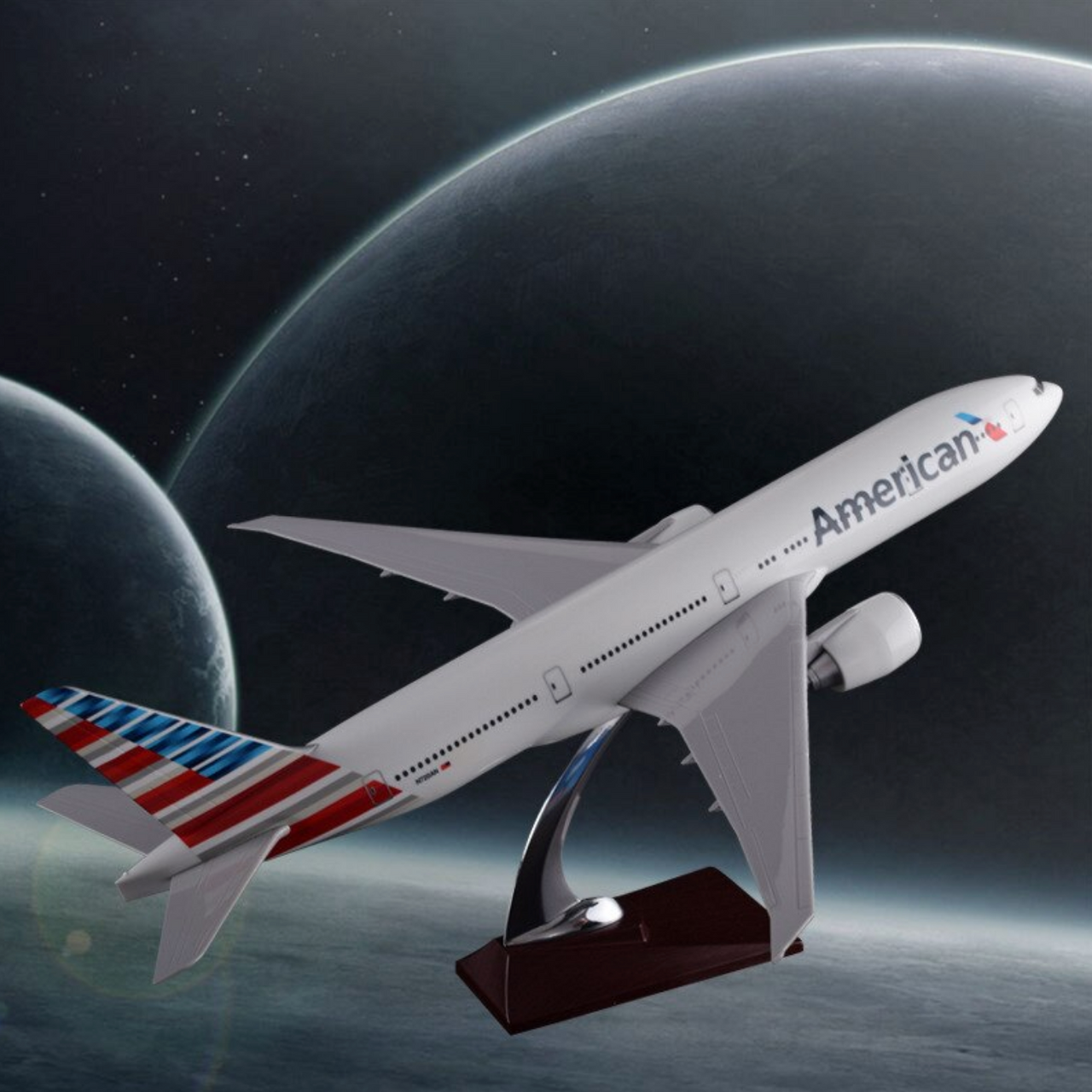 American Airways Boeing 777 Airplane Model (Special Model 47CM)