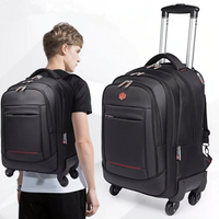 Thumbnail for WATERPROOF Large Capacity Trolley & Backpack for Flyers & Travellers